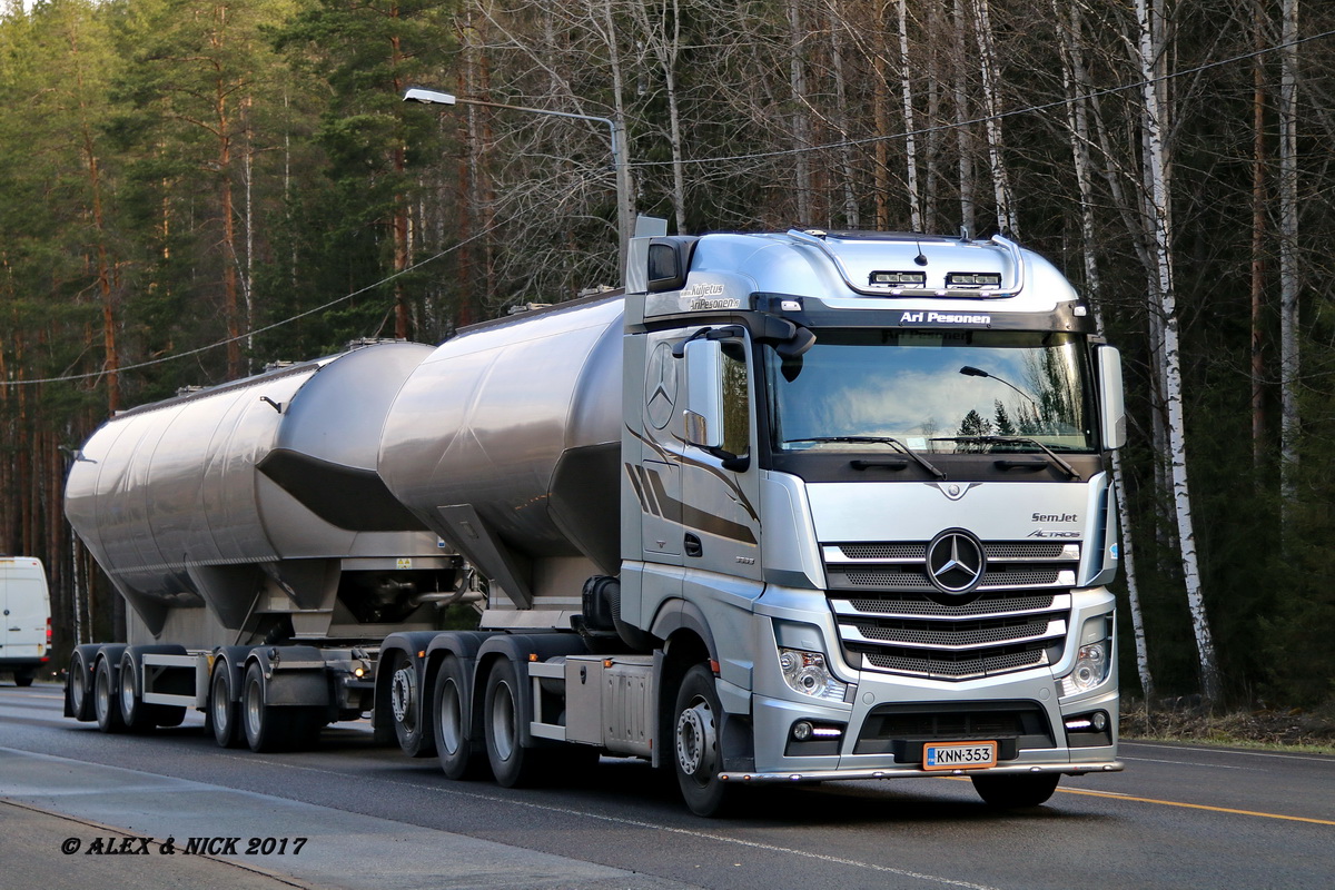 Финляндия, № KNN-353 — Mercedes-Benz Actros ('2011)