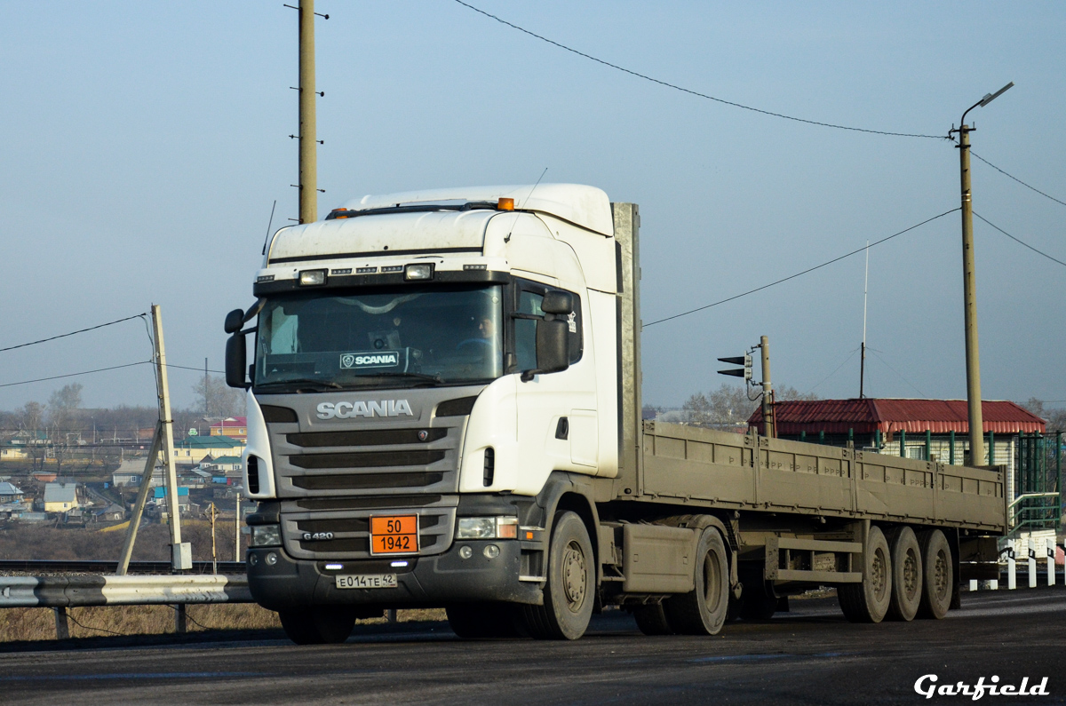 Кемеровская область, № Е 014 ТЕ 42 — Scania ('2009) G420