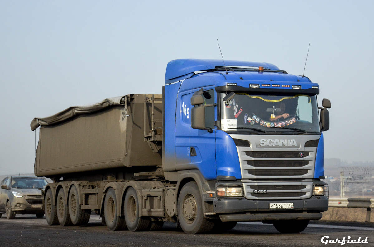Кемеровская область, № 165 — Scania ('2013) G400; Кемеровская область, № АН 3647 42 — Schmitz Cargobull S.KI (общая модель)