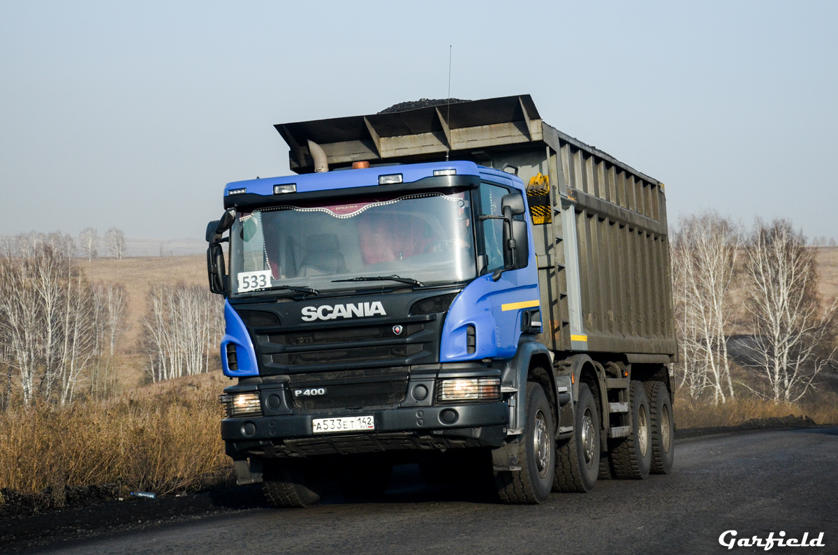 Кемеровская область, № А 533 ЕТ 142 — Scania ('2011) P400