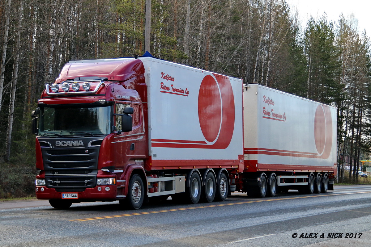 Финляндия, № BTS-344 — Scania ('2013) R730