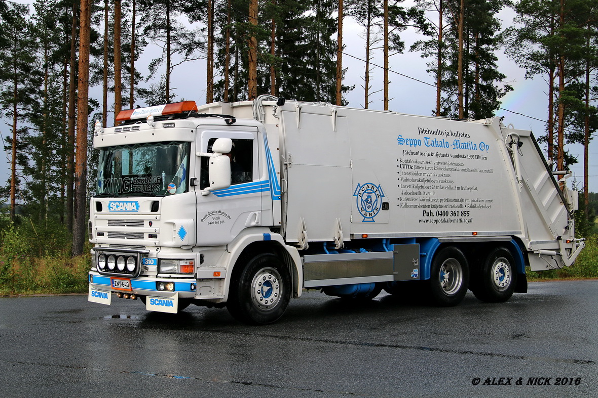 Финляндия, № ZNY-640 — Scania ('1996) P94D