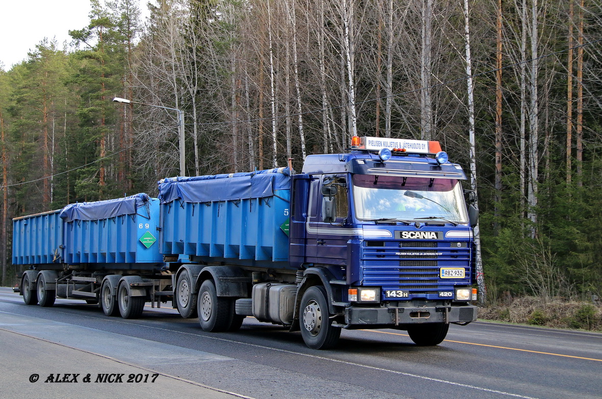 Финляндия, № RBZ-932 — Scania (II) R143H