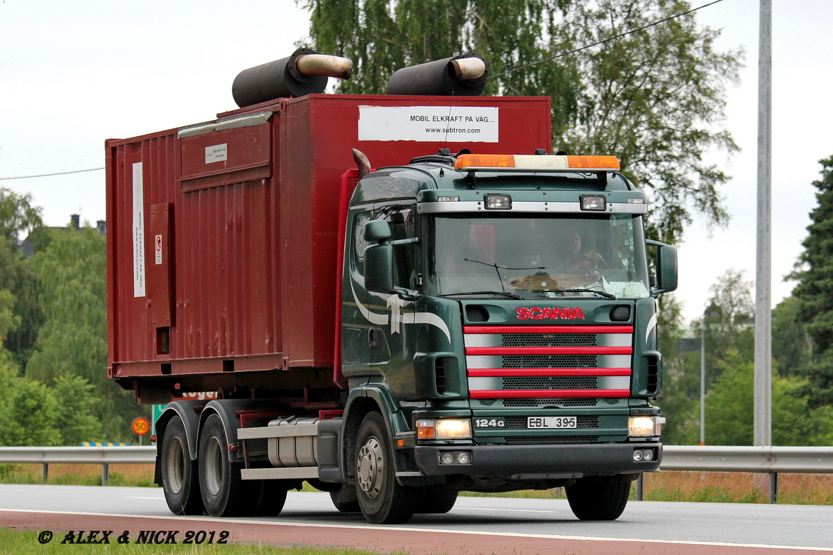 Швеция, № EBL 395 — Scania ('1996) R124G