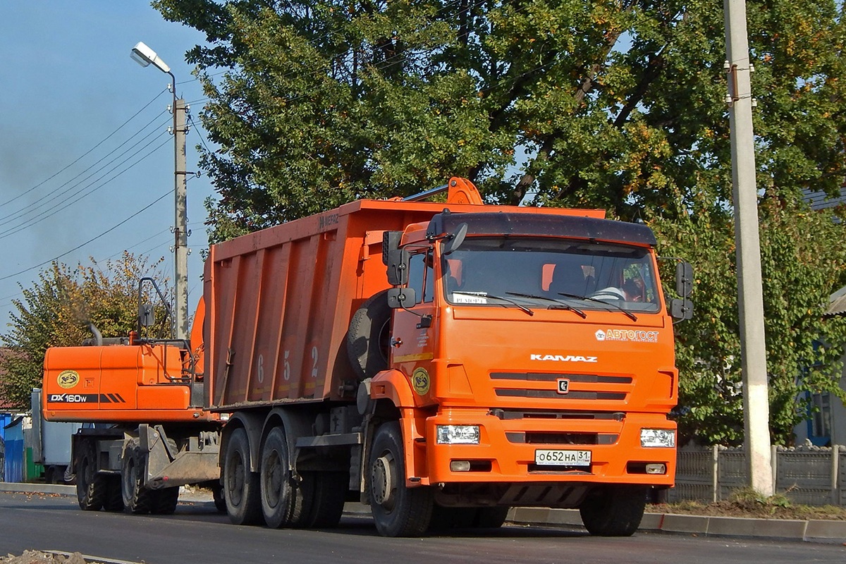 Белгородская область, № О 652 НА 31 — КамАЗ-6520 (общая модель)