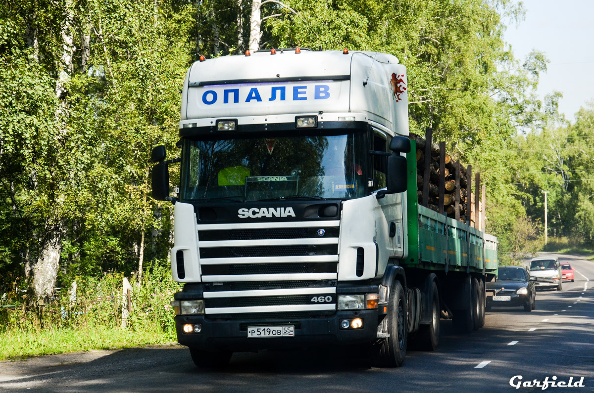 Кемеровская область, № Р 519 ОВ 55 — Scania ('1996) R144G