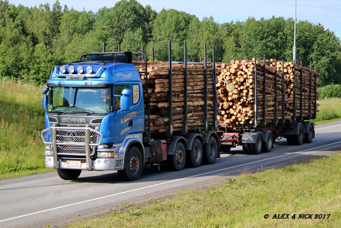 Финляндия, № FLF-261 — Scania ('2013, общая модель)