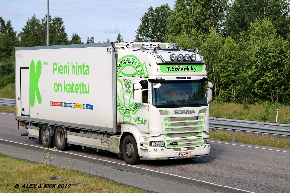 Финляндия, № 578 — Scania ('2013) R450