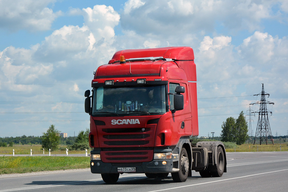 Тверская область, № М 673 СА 69 — Scania ('2009) G420