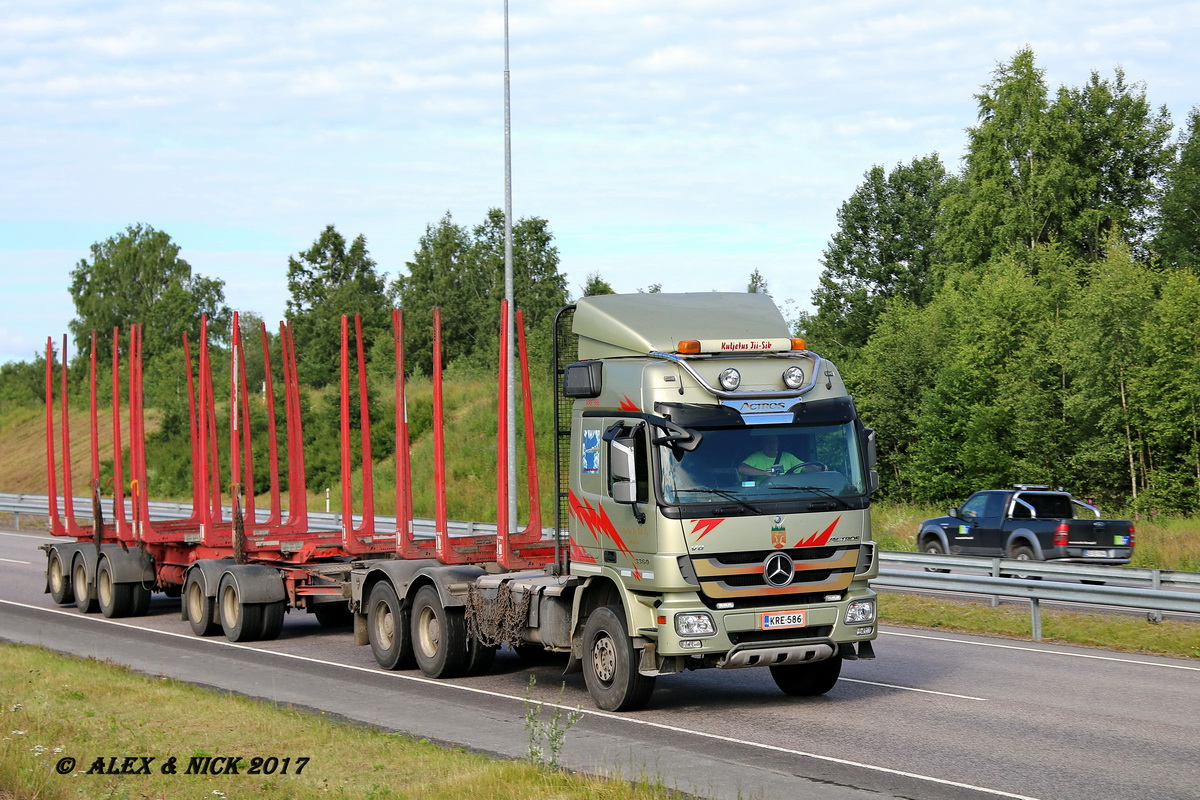 Финляндия, № KRE-586 — Mercedes-Benz Actros ('2009)