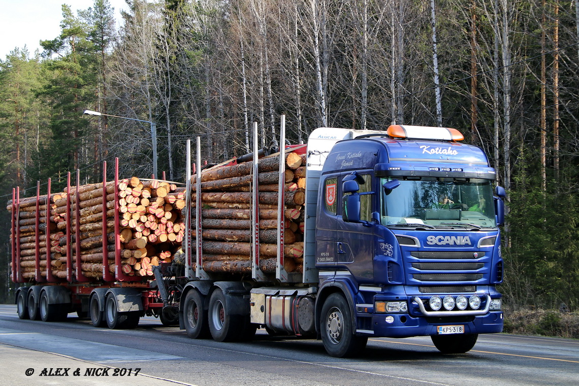 Финляндия, № KPS-318 — Scania ('2009, общая модель)