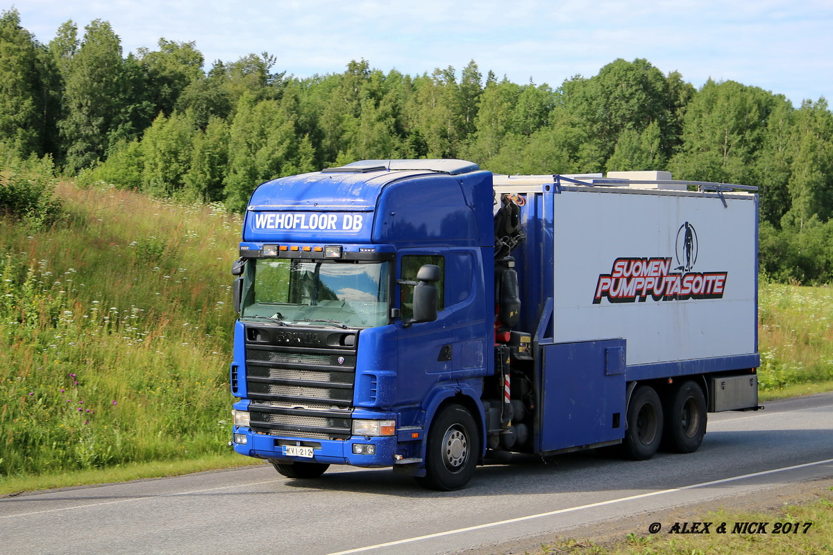 Финляндия, № KVI-212 — Scania ('1996, общая модель)