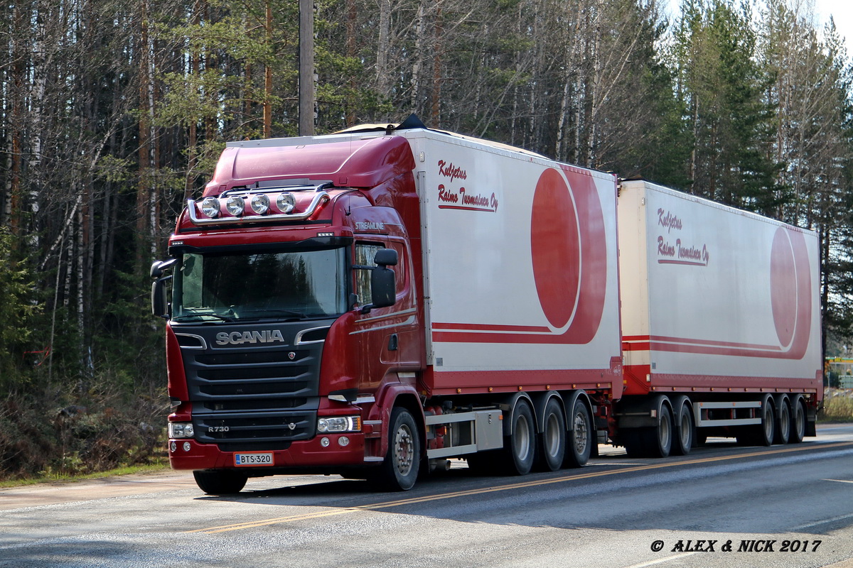 Финляндия, № BTS-320 — Scania ('2013) R730