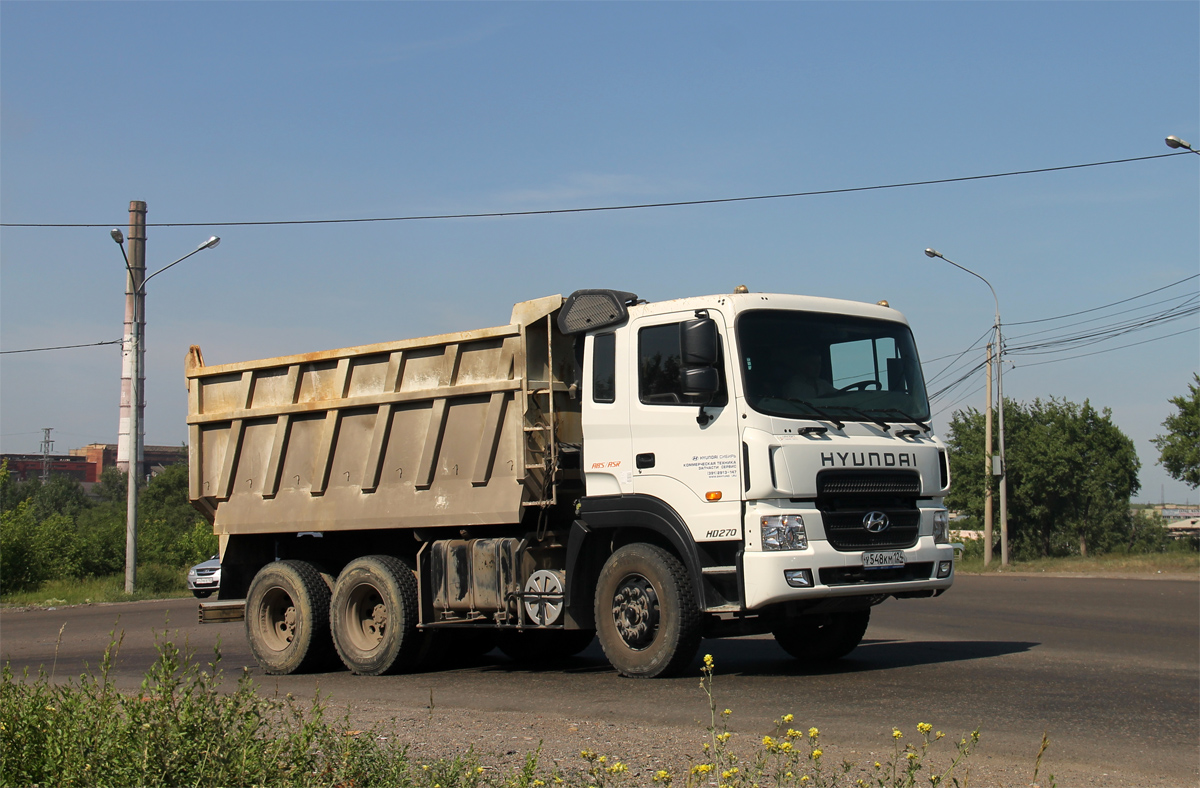 Красноярский край, № У 548 КМ 124 — Hyundai Power Truck HD270