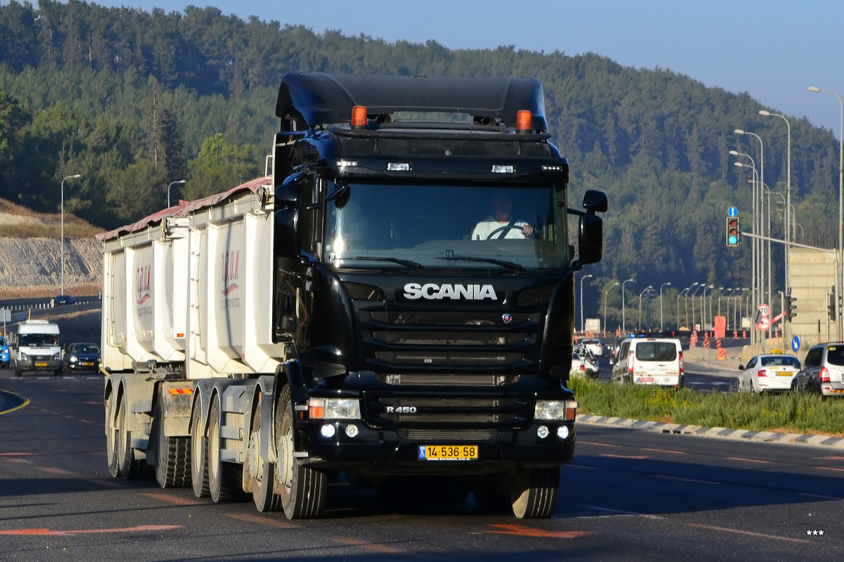 Израиль, № 14-536-58 — Scania ('2013) R450