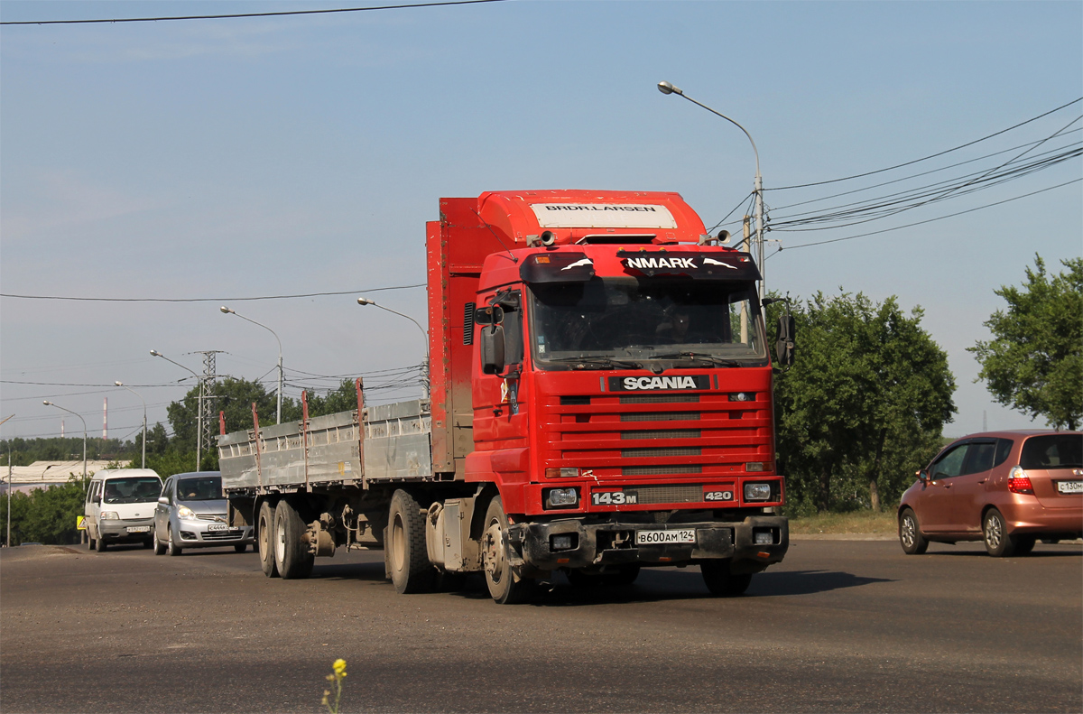 Красноярский край, № В 600 АМ 124 — Scania (III) R143M
