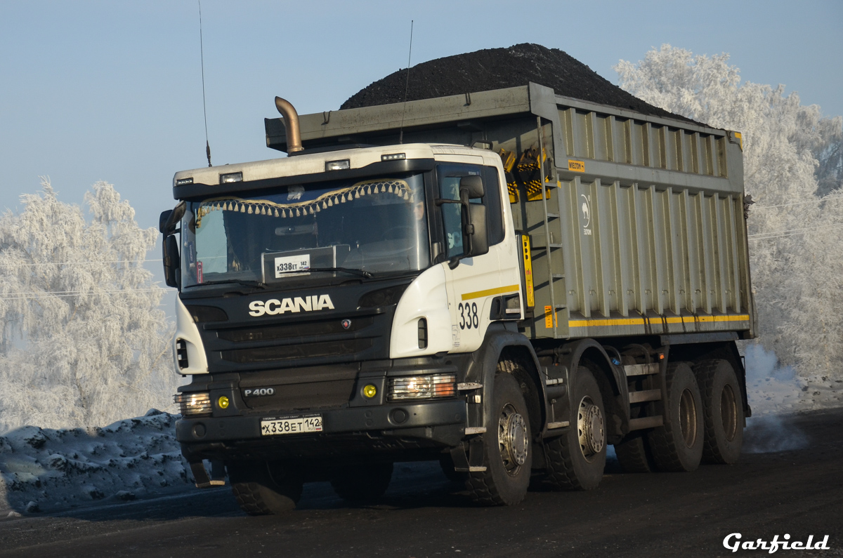 Кемеровская область, № Х 338 ЕТ 142 — Scania ('2011) P400