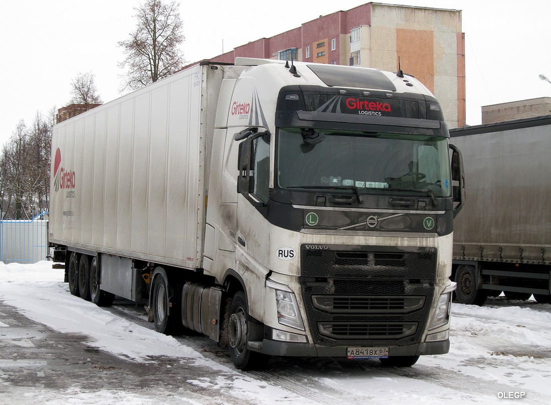 Смоленская область, № А 841 ВХ 67 — Volvo ('2012) FH.500 [X9P]