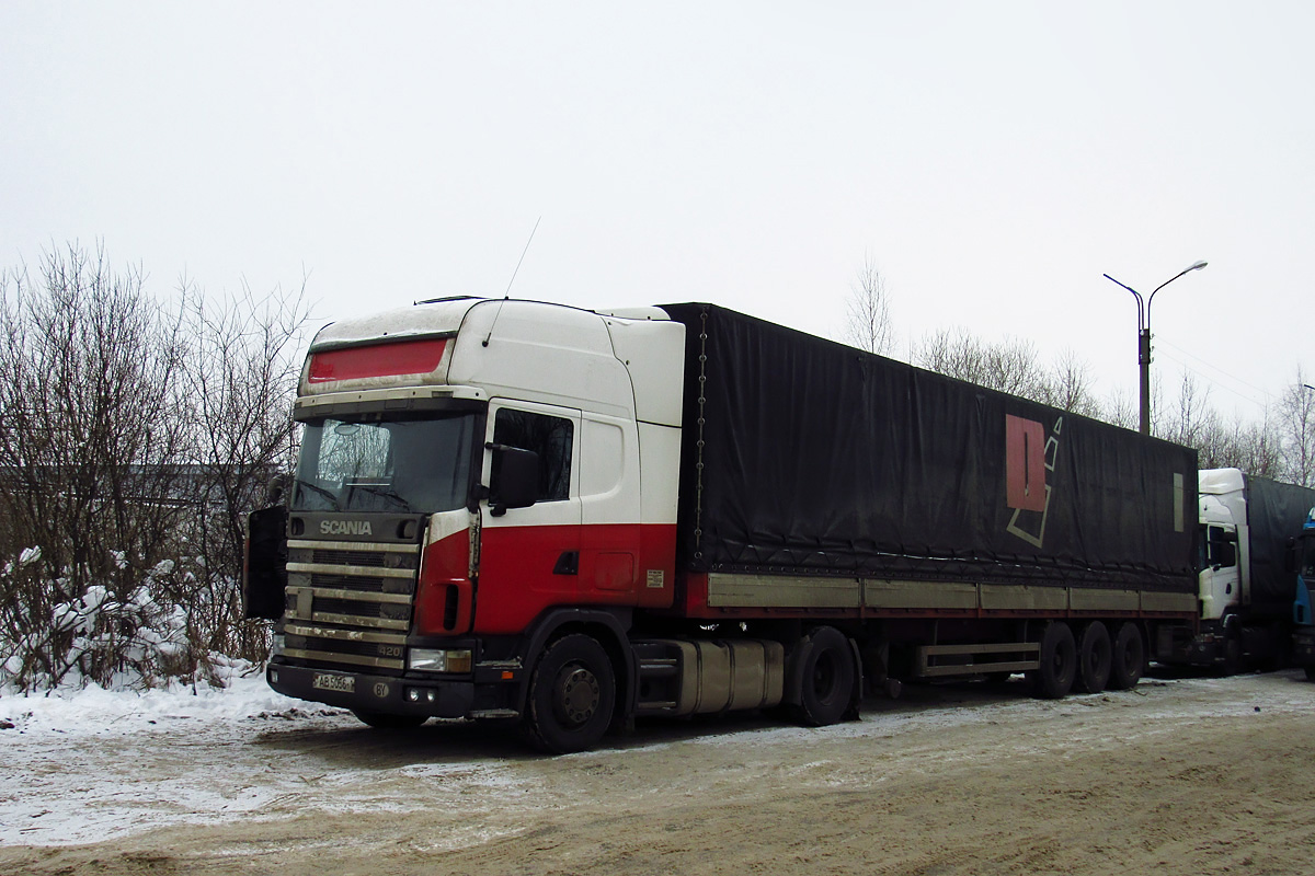 Брестская область, № АВ 5056-1 — Scania ('1996, общая модель)