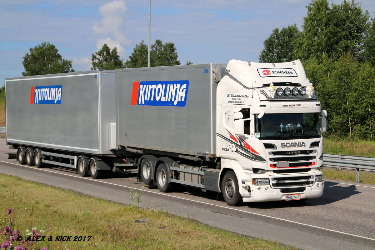 Финляндия, № 1525 — Scania ('2013) R580