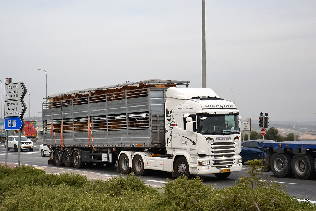 Израиль, № 29-240-58 — Scania ('2013) R450