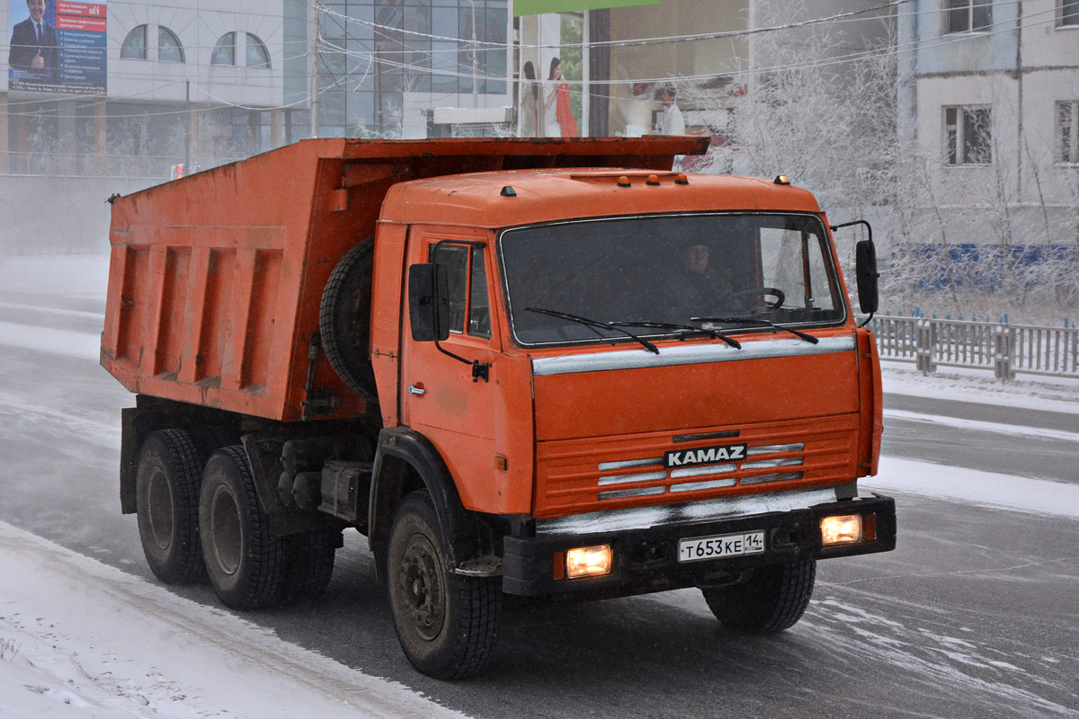 Саха (Якутия), № Т 653 КЕ 14 — КамАЗ-65115 (общая модель)