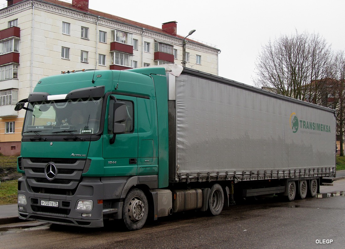 Калининградская область, № Р 733 ТЕ 39 — Mercedes-Benz Actros ('2009) 1844