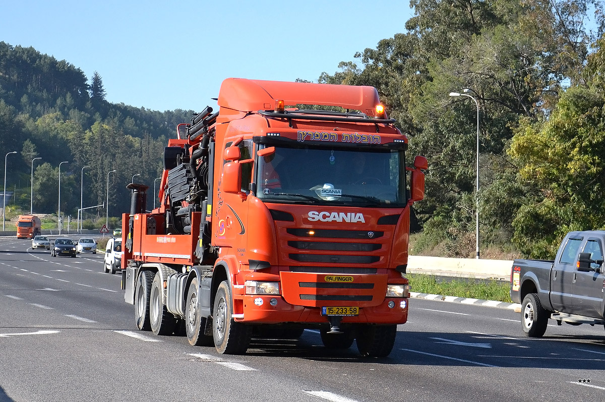Израиль, № 15-233-58 — Scania ('2013, общая модель)