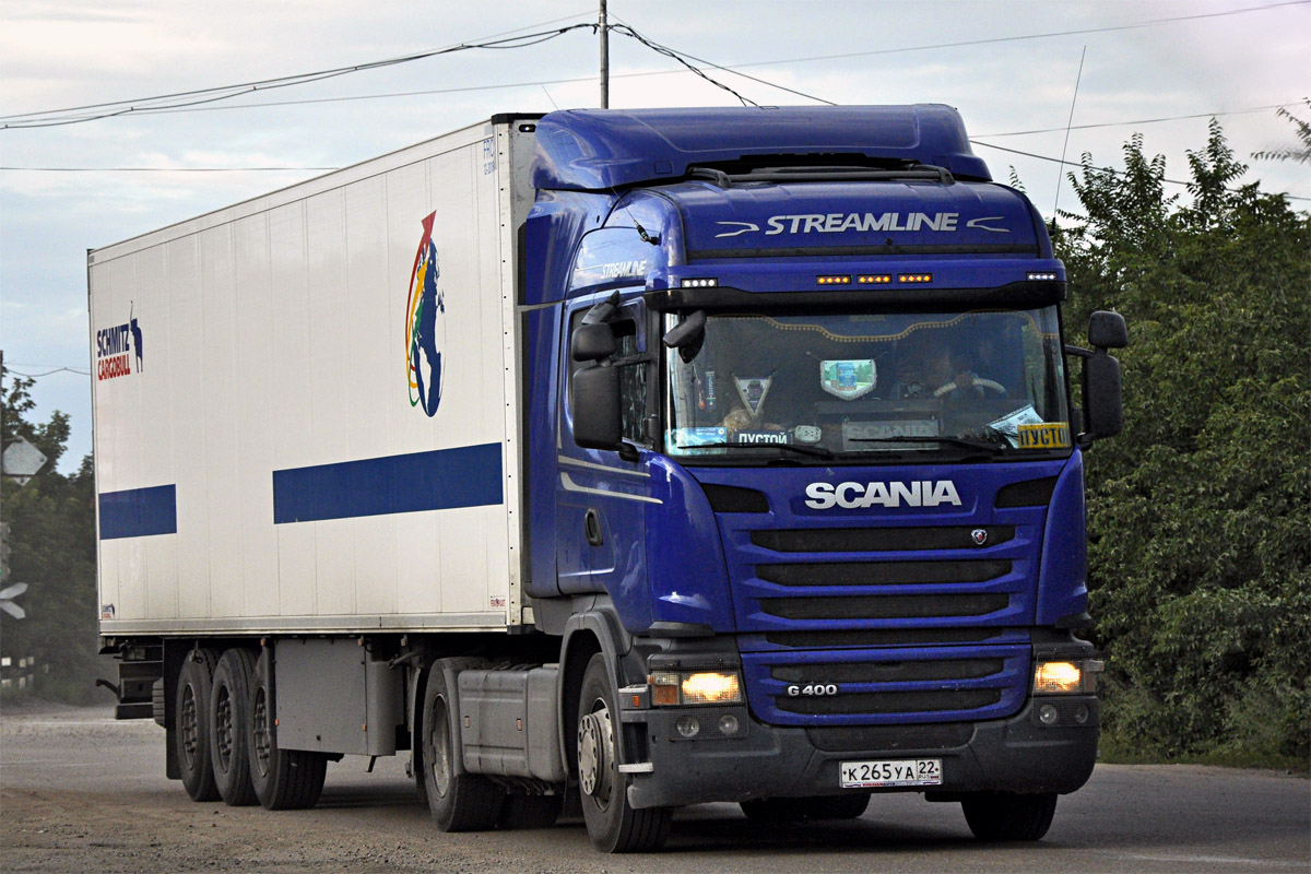 Алтайский край, № К 265 УА 22 — Scania ('2013) G400