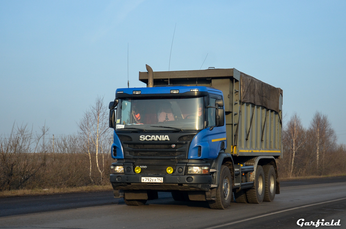 Кемеровская область, № К 792 ЕХ 142 — Scania ('2011) P400