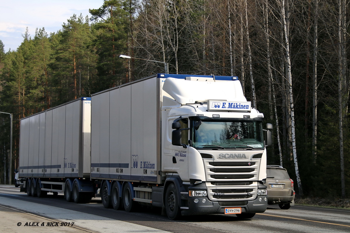 Финляндия, № OVH-296 — Scania ('2013) R730