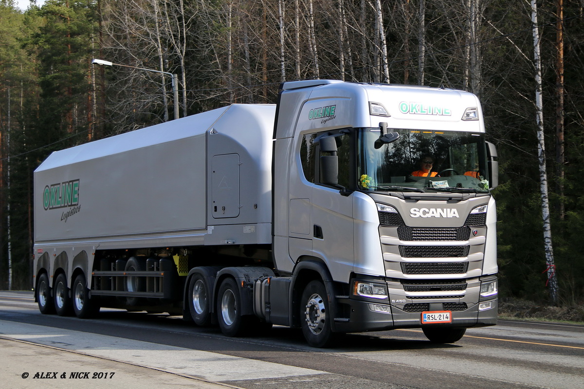 Финляндия, № RSL-214 — Scania ('2016) S450