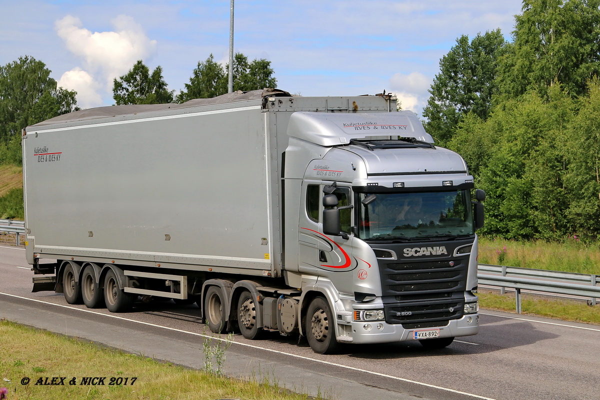Финляндия, № VXA-892 — Scania ('2013) R500