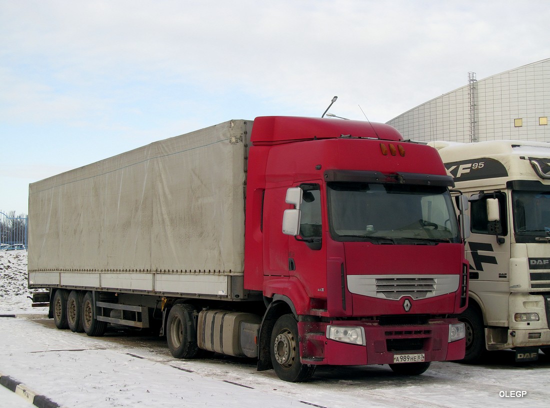 Смоленская область, № А 989 НЕ 67 — Renault Premium ('2006)