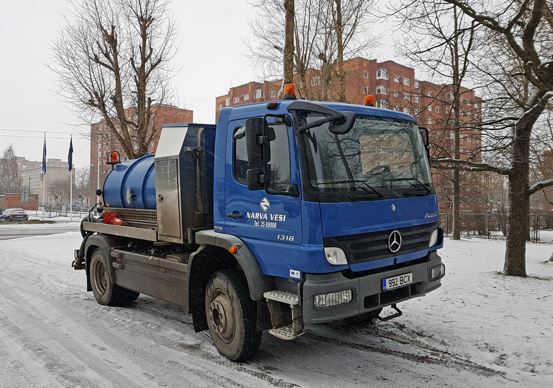 Эстония, № 992 BCX — Mercedes-Benz Atego 1318