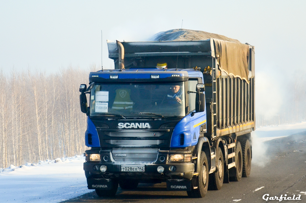 Кемеровская область, № Т 028 ЕХ 142 — Scania ('2011) P400