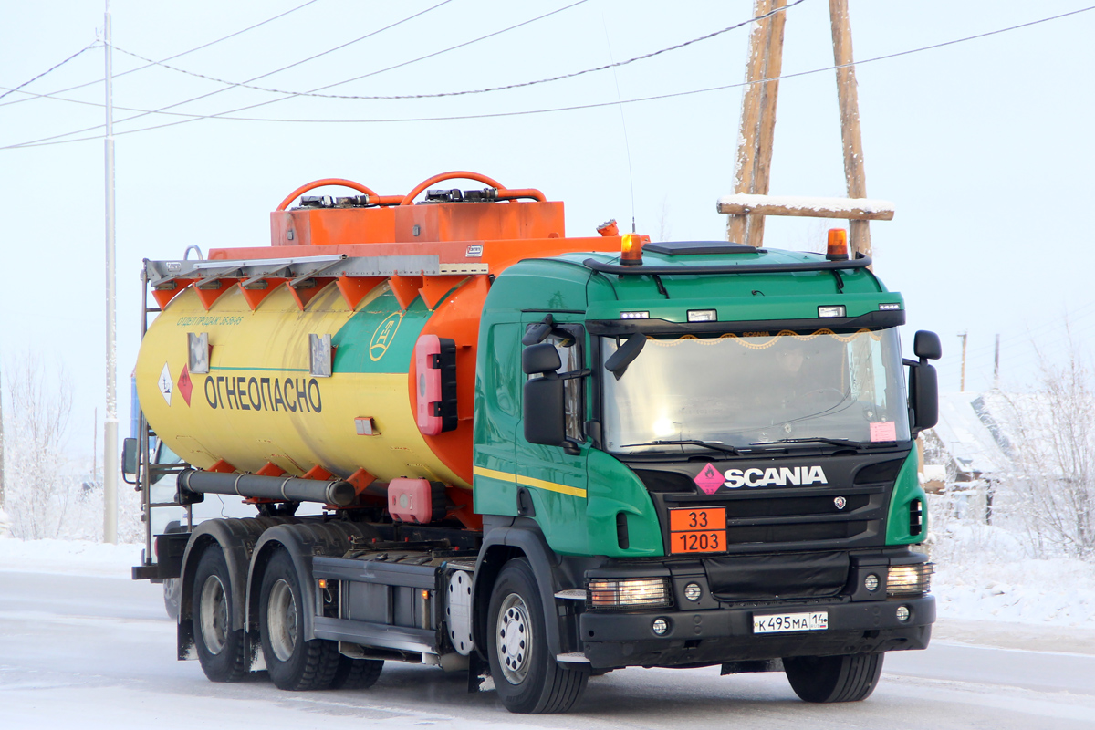 Саха (Якутия), № К 495 МА 14 — Scania ('2011) P400