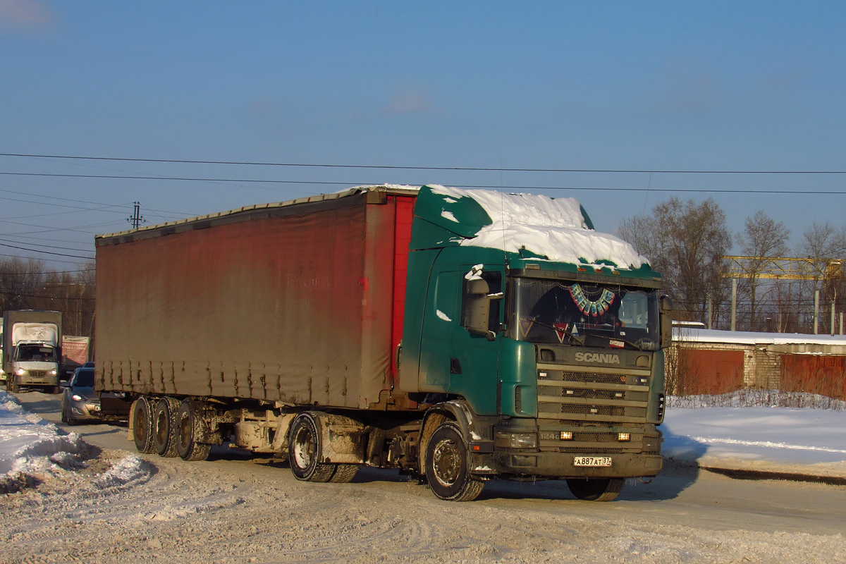 Ивановская область, № А 887 АТ 37 — Scania ('1996, общая модель)