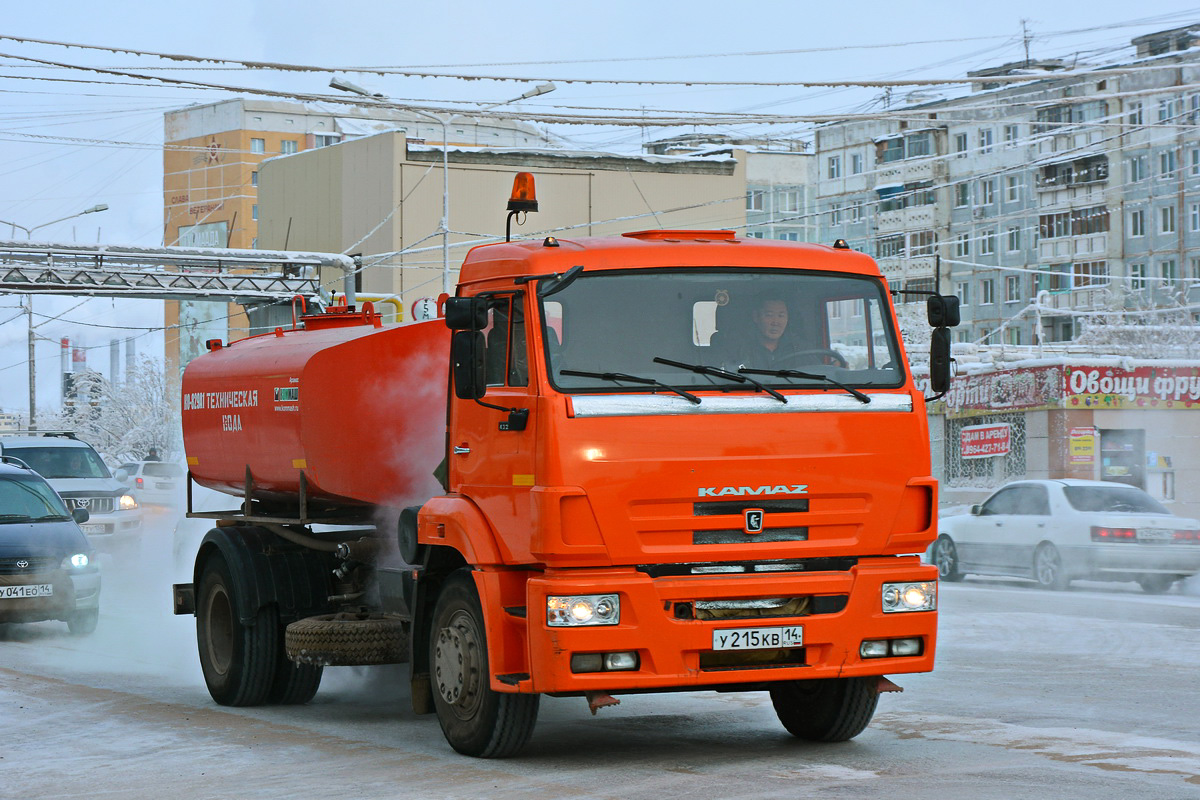 Саха (Якутия), № У 215 КВ 14 — КамАЗ-43253 (общая модель)