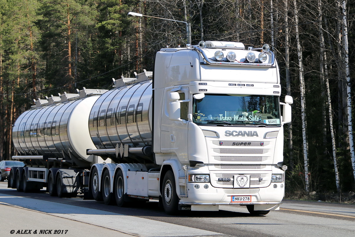 Финляндия, № NKU-278 — Scania ('2013) R580