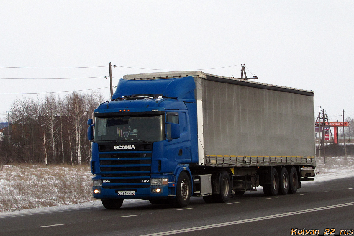 Алтайский край, № С 791 УУ 22 — Scania ('1996) R124L