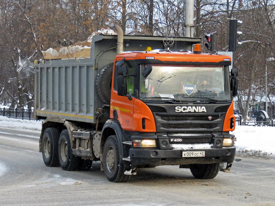 Кировская область, № К 009 ОС 43 — Scania ('2011) P400