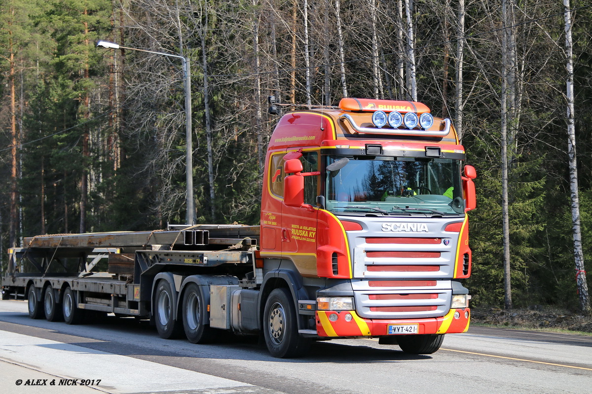 Финляндия, № VVT-421 — Scania ('2004) R420