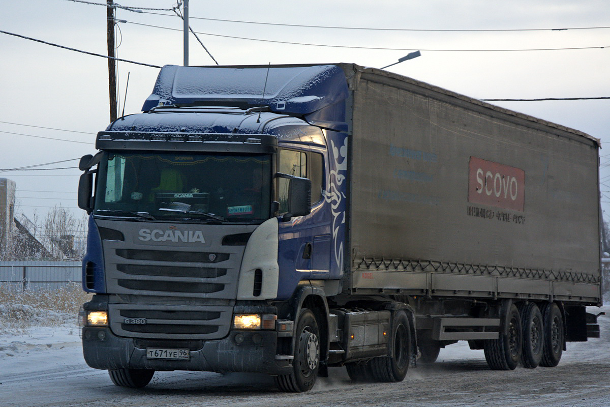 Свердловская область, № Т 671 УЕ 96 — Scania ('2009) G380