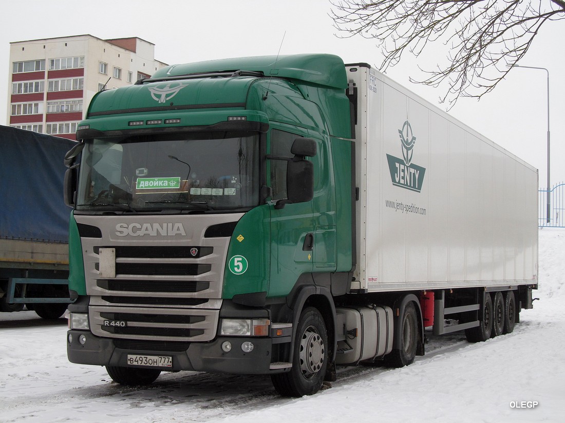 Москва, № В 493 ОН 777 — Scania ('2013) R440