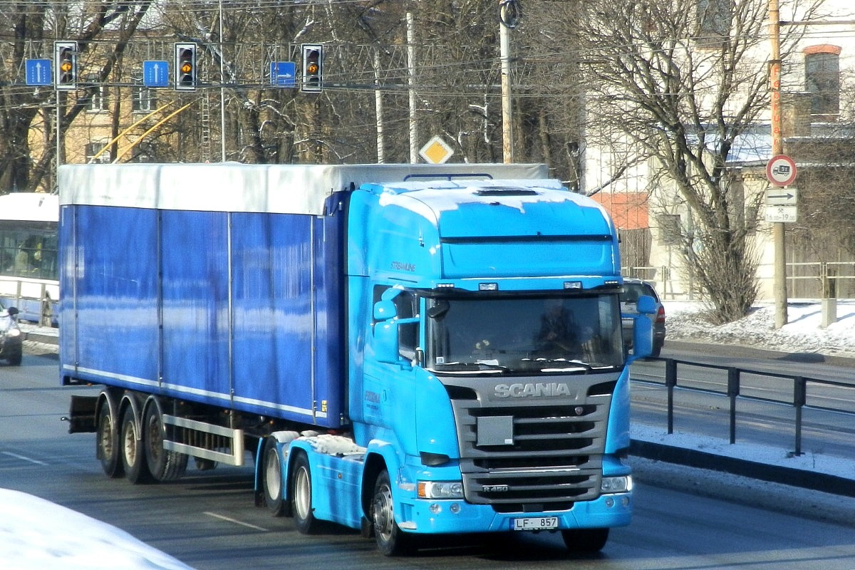 Латвия, № LF-857 — Scania ('2013) R450