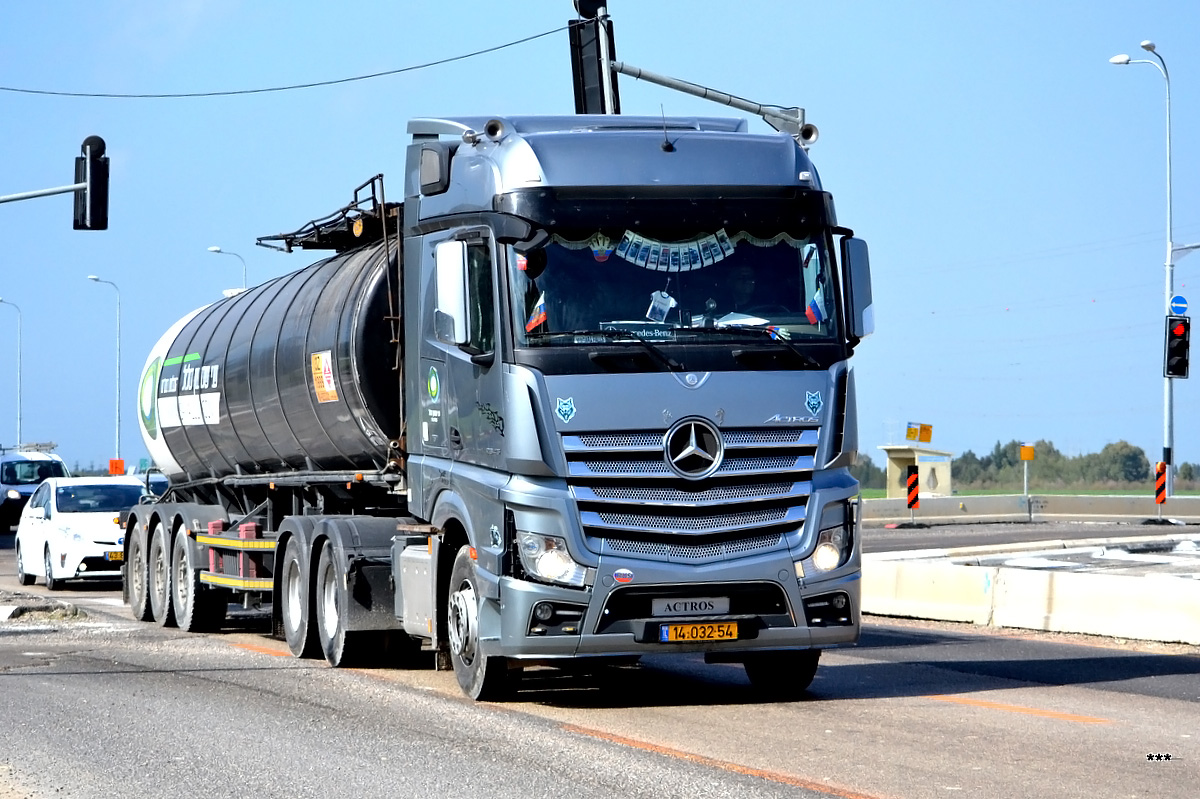 Израиль, № 14-032-54 — Mercedes-Benz Actros ('2011)