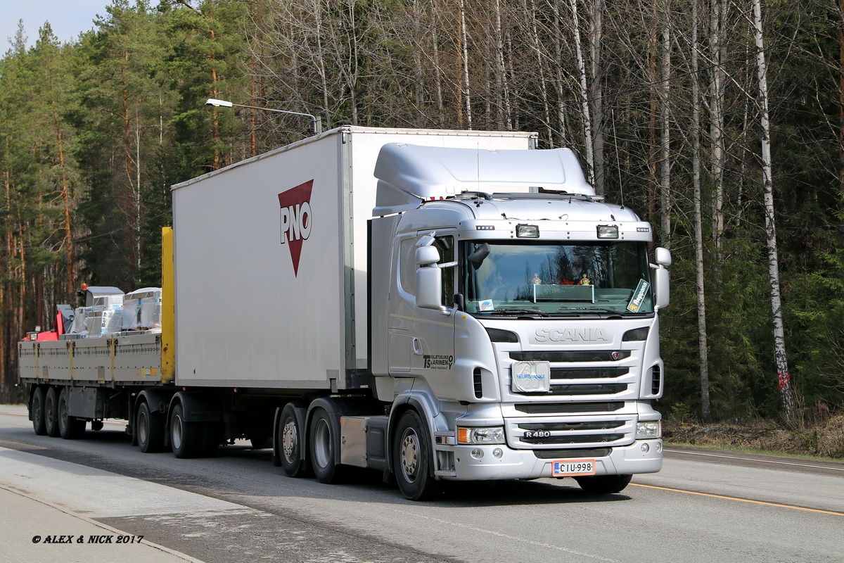 Финляндия, № CIU-998 — Scania ('2009) R480