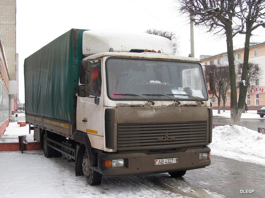 Брестская область, № АВ 4327-1 — МАЗ-4371 (общая модель)