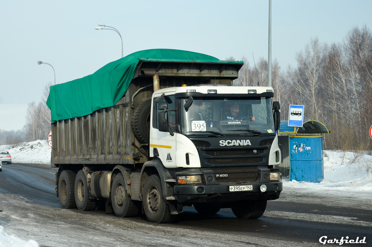 Кемеровская область, № Р 395 ЕР 142 — Scania ('2011) P400